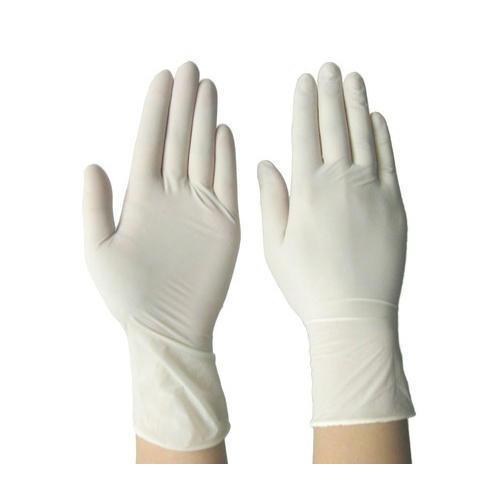 Latex examination gloves